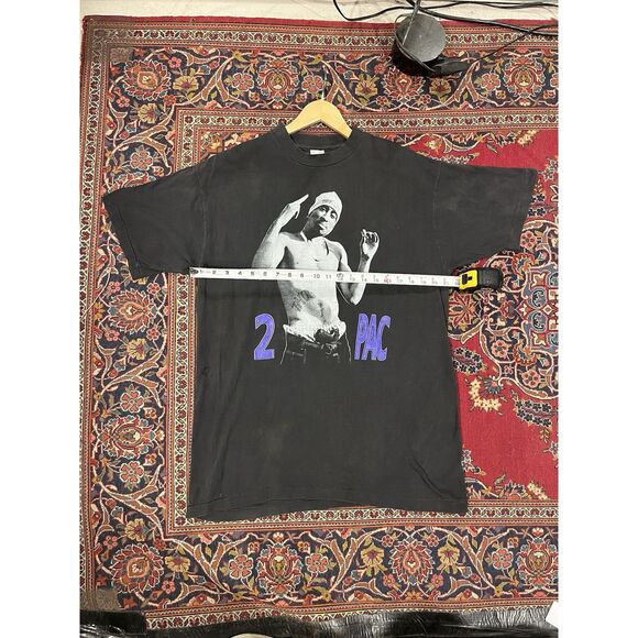 Vintage 2pac I Get Around Black T Shirt Size XL - Picture 7 of 9